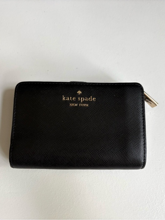 kate spade Handbags - Kate Spade Black Leather Bi-Fold Wallet Medium